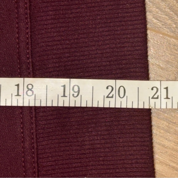 GAP Burgundy Glitter Logo Spellout Pullover Sweatshirt Sweater Large - Picture 5 of 8